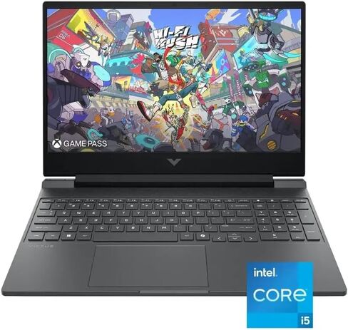 كمبيوتر محمول HP Victus مقاس 15.6 بوصة FHD 144 هرتز للألعاب، Intel Core i5-13420H، ذاكرة الوصول العشوائي 8 جيجابايت، 512 جيجابايت SSD، NVIDIA GeForce RTX 3050، Windows 11 Home، Copilot AI، لوحة مفاتيح بإضاءة خلفية، ميكا فضي، 15-fa2013dx (متجدد) in Kuwait