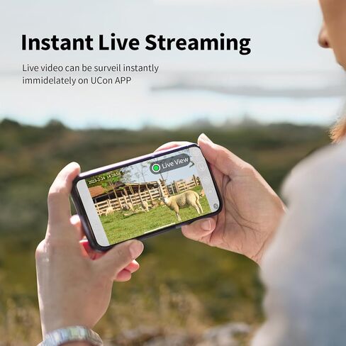 SEHMUA Trail Camera Cellular Trail Cameras 2K Live Streaming 4G LTE Cellular Gen 3rd Solar Powered Game Camera Remote Phone Access Playback Motion Activated 0.2s Trigger Time Green in Kuwait