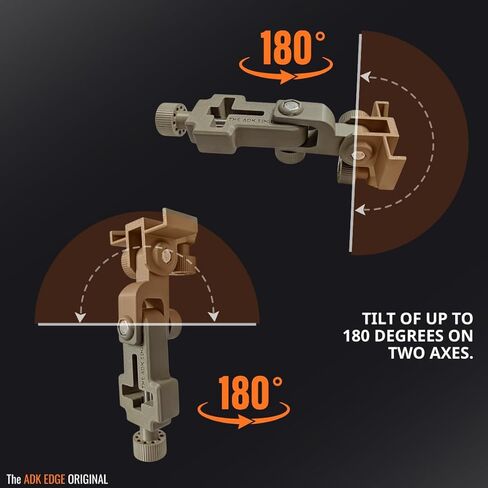 حامل كاميرا ADK Edge APEX T-Post Trail متوافق مع Tactacam Reveal 2.0/3.0 / X/Ultra - تصميم مخصص، بدون أدوات، إمالة، قابل للتعديل، متعدد الاستخدامات، متين، دعامة تثبيت لكاميرا Trail in Kuwait