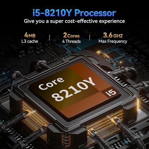 2026 Laptop, 16’’ Laptop Computer with Core i5-8210Y Processor(Up to 3.60 GHz ), 16GB RAM 512GB SSD, FHD 1920*1200, Backlit Keyboard , 180°Opening, Type-C, WiFi 5, BT 5.0, Lap Top for Business Student in Kuwait