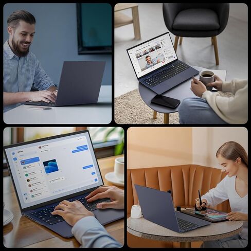 2026 Laptop, 16’’ Laptop Computer with Core i5-8210Y Processor(Up to 3.60 GHz ), 16GB RAM 512GB SSD, FHD 1920*1200, Backlit Keyboard , 180°Opening, Type-C, WiFi 5, BT 5.0, Lap Top for Business Student in Kuwait