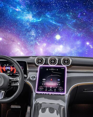2 قطعة لـ 2025 2026 GLC واقي شاشة 2025 2024 Merce des Benz GLC C300 /CLE/W206/AMG C43/AMG C63 واقي شاشة 11.9 بوصة طبقة حماية تعمل باللمس غير لامع GLC 300 Merced es Benz Accessories in Kuwait