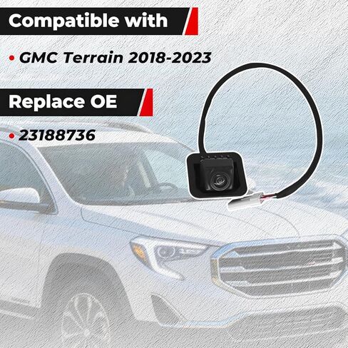Backup Camera for GMC Terrain 2018-2023, Replace OE 23188736, 170° HD Night Vision Waterproof Plug & Play Reverse Camera in Kuwait