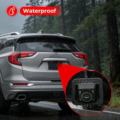 Backup Camera for GMC Terrain 2018-2023, Replace OE 23188736, 170° HD Night Vision Waterproof Plug & Play Reverse Camera in Kuwait