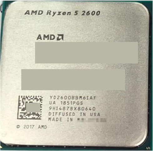 معالج وحدة المعالجة المركزية AR 5 2600 R5 3.4 جيجا هرتز سداسي النواة اثني عشر نواة 65 وات YD2600BBM6IAF مقبس AM4 in Kuwait