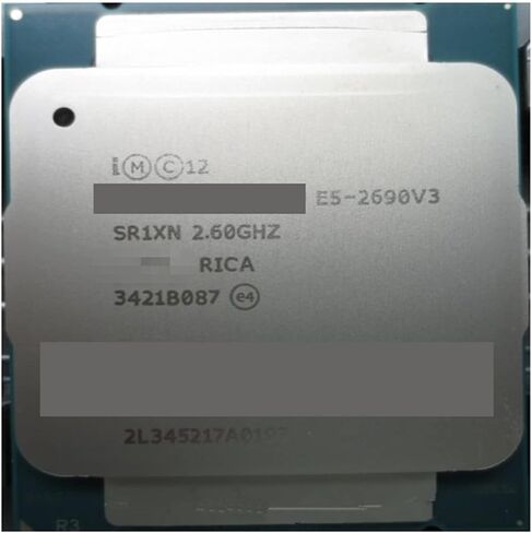 معالج E5 2690 V3 SR1XN 2.6Ghz 12 c 30MB مقبس LGA 2011-3 CPU E5-2690V3 in Kuwait