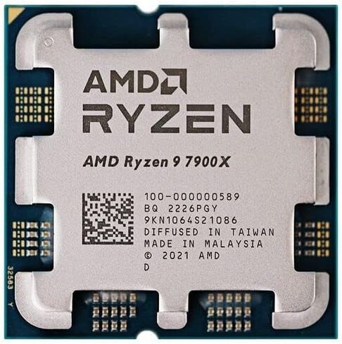معالج وحدة المعالجة المركزية A R 9 7900X R9 4.7 جيجا هرتز 12-Core 24-Thread 5NM L3=64M 100-000000589 مقبس AM5 N لكن بدون مبرد in Kuwait