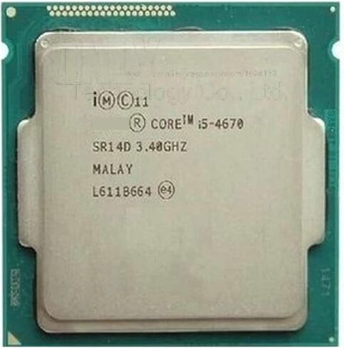 I5-4670 CPU I5 4670(3.4GHz/6MB /4 Cores/Socket 1150/85w) Quad c Desktop SR14D Scrattered Pieces in Kuwait