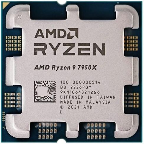 معالج وحدة المعالجة المركزية A R 9 7950X R9 4.5 جيجا هرتز 16-Core 32-Thread 5NM L3=64M 100-000000514 مقبس AM5 N لكن بدون مبرد in Kuwait