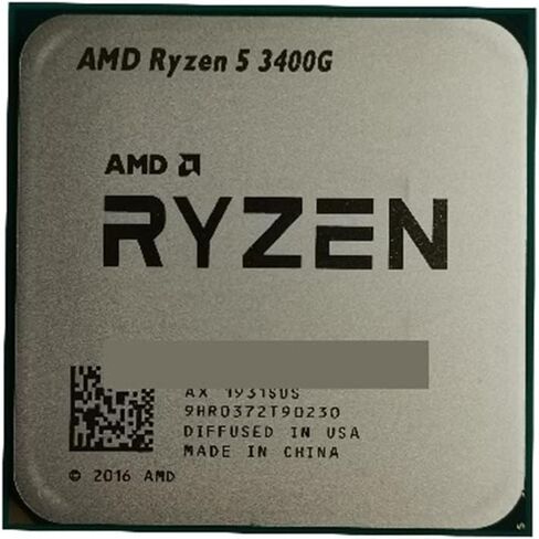 معالج وحدة المعالجة المركزية AR 5 3400G R5 3.7 جيجا هرتز رباعي النواة ثماني الخيوط 65 وات YD3400C5M4MFH YD340GC5M4FI مقبس AM4 in Kuwait