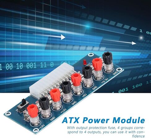 24 دبابيس ATX لوحة الطاقة مفتاح الطاقة لوحة محول ATX نقل مع وحدة إمداد الكمبيوتر المؤشر in Kuwait