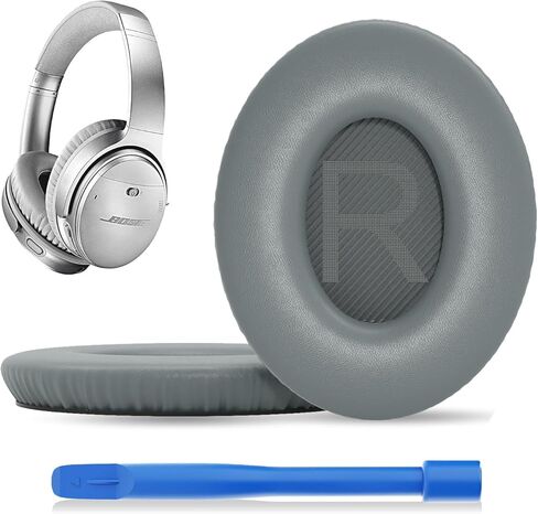 وسائد أذن بديلة لسماعات Bose QC35، وسادات أذن لسماعات الرأس Bose QuietComfort 35 / Quiet Comfort 35 II اللاسلكية فوق الأذن، أسود in Kuwait