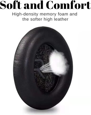 وسادات أذن Q30/Q35، وسادات أذن بديلة من جل التبريد Bose QC35، وسادات أذن لسماعات Bose QuietComfort 35 (QC35) وQuiet Comfort 35 II، وإسفنج عازل للضوضاء، وسائد أذن بسمك إضافي in Kuwait