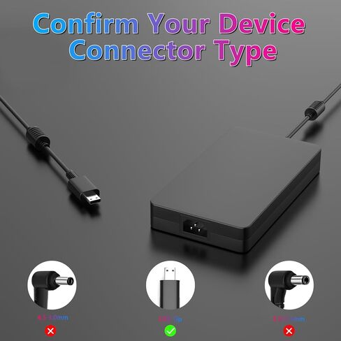 شاحن كمبيوتر محمول 240 واط متوافق مع MSI Stealth GS77 GE76 GE66 Raider GP76 GP66 Leopard Creator Z16P Z16 Alpha 17 محول إمداد الطاقة للكمبيوتر المحمول للألعاب in Kuwait