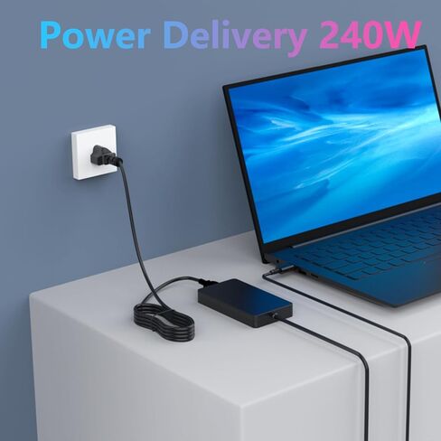 شاحن كمبيوتر محمول 240 واط متوافق مع MSI Stealth GS77 GE76 GE66 Raider GP76 GP66 Leopard Creator Z16P Z16 Alpha 17 محول إمداد الطاقة للكمبيوتر المحمول للألعاب in Kuwait