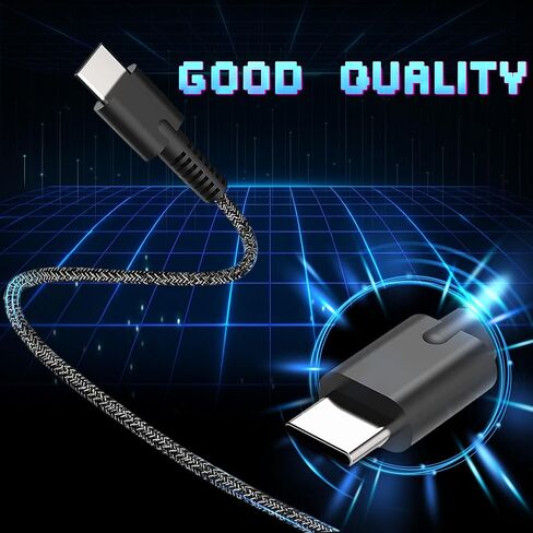 QFA New Slim 65W USB C Laptop Charger Compatible with HP Spectre x360,Envy,Chromebook,Elitebook X360,Pavilion, Elite x2 Travel Type C Fast Power Cord AC Adapter in Kuwait
