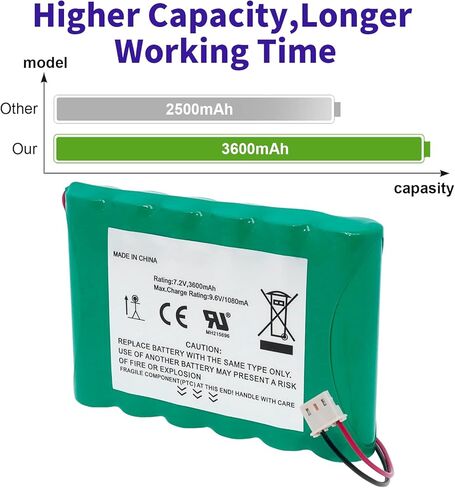 300-03866 استبدال بطارية لجهاز Honeywell Alarm Lynx 5100، 5200، 5210، Lynx Touch 7000، وحدة تحكم Lyric، لوحة مفاتيح Lyric LCP500-L LYNXRCHKIT-SHA ADT Ademco System in Kuwait