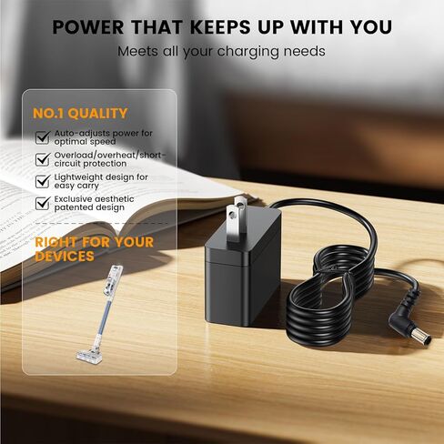 Charger AC Adapter Compatible with Bissell Cordless Vacuum PowerClean 4173 4137 Replacement Removeable Battery 4194 Self-Standing Cleaner Power Supply Cord in Kuwait