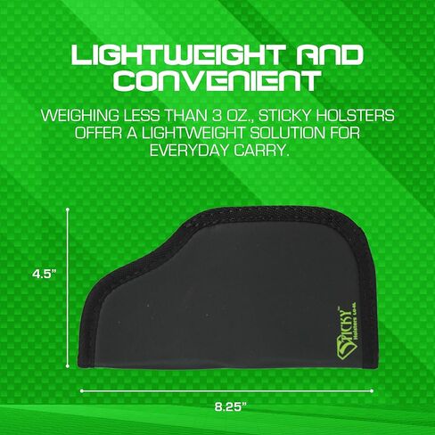 Sticky Holsters Concealment Holster for Men and Women - LG-6L MOD - Fits Full/Large Autos with up to 5" Barrels and a Rail-Mounted Laser - Suitable for Left and Right-Hand Draw in Kuwait