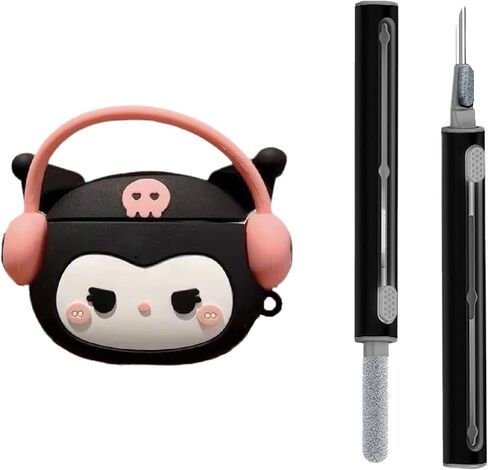 متوافق مع حافظة AirPods 4 مع طقم منظف، واقي، يدعم غطاء علبة الشحن اللاسلكي لـ AirPod Pro 3 AirPods 3/4 Generation in Kuwait