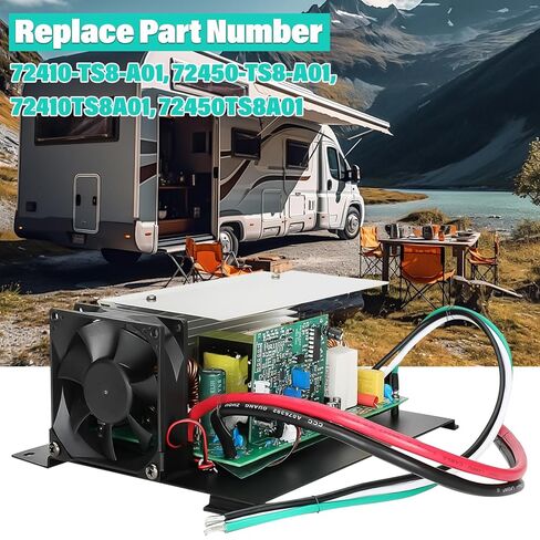 مجموعة محول الطاقة WF-8955-MBA، 55 أمبير لـ WF-8955PEC ومحول Parallax 7155 لبطارية الرصاص الحمضية RV 12 فولت in Kuwait