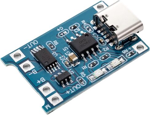 40 قطعة من واجهة الإدخال TP4056 Type-C USB 5V 1A متوافقة مع لوحات شحن وحدة شاحن بطارية ليثيوم 18650 مع وظائف الحماية المزدوجة. in Kuwait