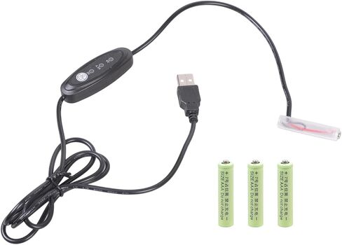 مجموعة استبدال مزيل بطارية AAA USB، 5 فولت 2 أمبير إلى 3 فولت/4.5 فولت/6 فولت 3 أمبير، محول إمداد الطاقة 3 كابل توصيل AAA، محول طاقة لبطارية AAA in Kuwait