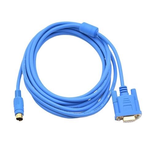 PLC Programming Cable Download Cable SC-11 RS232 Serial Port 3meter for FX Series Module(Blue,2m) in Kuwait
