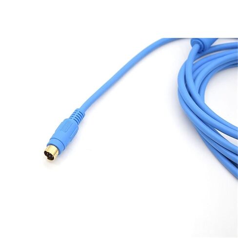 PLC Programming Cable Download Cable SC-11 RS232 Serial Port 3meter for FX Series Module(Blue,2m) in Kuwait