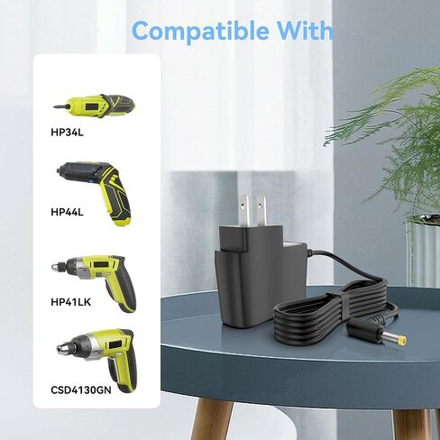 شاحن محول تيار متردد 4 فولت لنماذج مفك البراغي اللاسلكي Ryobi HP44L HP34L HP41LK HP40K HP37 HP37K سلك طاقة مثقاب لاسلكي لـ Ryobi 7221701 مدخل طرف الدائرة in Kuwait