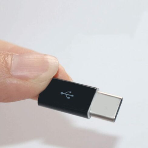12x محول Micro-USB إلى USB C، محول شحن صغير إلى Typec، موصل تحويل محول USB من النوع C مع المقاوم in Kuwait