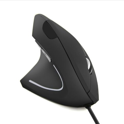 Ergonomic Mouse Left Hand,Vertical USB Wired Mouse Left-Handed Mice,3 Adjustable Resolution (800/1200/1600),USB Optical Gaming Office Mouse for PC Laptop Computer Desktop Mac Specially for Lefty in Kuwait