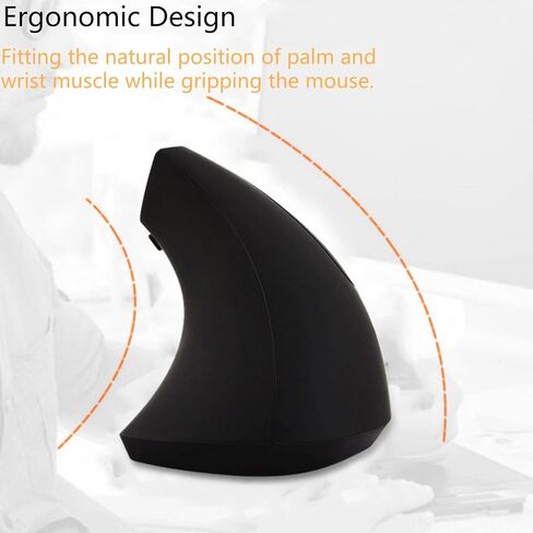 Ergonomic Mouse Left Hand,Vertical USB Wired Mouse Left-Handed Mice,3 Adjustable Resolution (800/1200/1600),USB Optical Gaming Office Mouse for PC Laptop Computer Desktop Mac Specially for Lefty in Kuwait