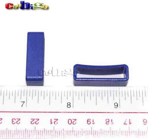 CooBigo Black Plastic Keeper Belt Loop Square Loop Buckle Dog Collar Harness Backpack Strap Webbing in Kuwait