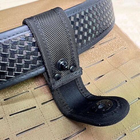 Tactic Handcuff Holsters Quick Release Standard Handcuff Cuffs Belt Strap Handcuff Case Holder Handcuff Strap, 11x4cm, Black in Kuwait