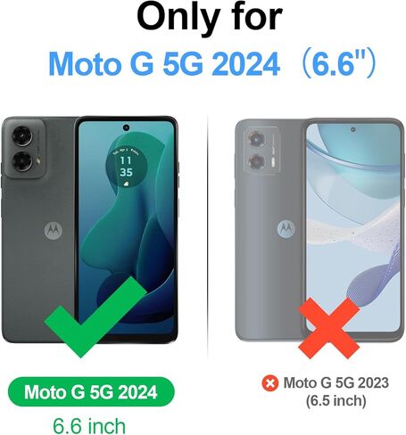 Shieldtop متوافق مع حافظة محفظة Motorola Moto G 5G 2024 مع حامل بطاقة، غطاء قلاب من جلد البولي يوريثان وحزام معصم بسحاب وفتحات لبطاقة الائتمان، جراب هاتف لهاتف Moto G 5G 2024، أحمر نبيذي in Kuwait