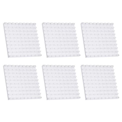 Aluminum Heat Sink Cooler 10Pcs 48x5x48mm Silver Chip Cooling Fin - Efficient Heat Dissipation, Compact Design for CPU, Amplifier, Router Electronics in Kuwait