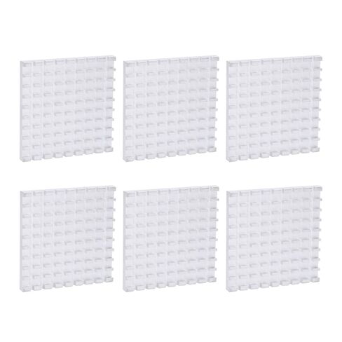 Aluminum Heat Sink Cooler 10Pcs 48x5x48mm Silver Chip Cooling Fin - Efficient Heat Dissipation, Compact Design for CPU, Amplifier, Router Electronics in Kuwait
