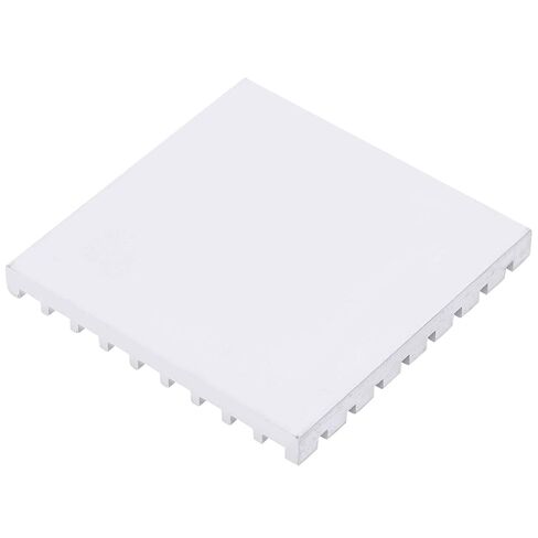 Aluminum Heat Sink Cooler 10Pcs 48x5x48mm Silver Chip Cooling Fin - Efficient Heat Dissipation, Compact Design for CPU, Amplifier, Router Electronics in Kuwait