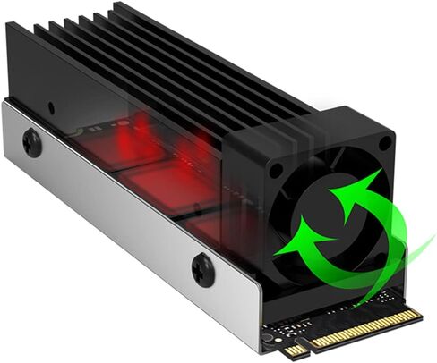 M.2 2280 SSD PCI-E NVMe بالوعة الحرارة الحالة الصلبة القرص الصلب المبرد برودة مبادل حراري من الألومنيوم التبريد لوحة حرارية برودة in Kuwait