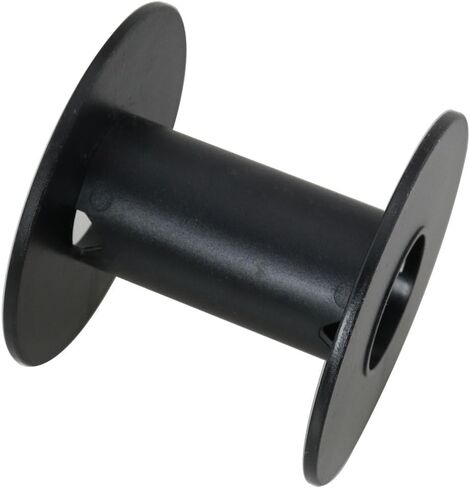 DGBRSM 6PCS Empty Plastic Wire Spool 71mm2.8 Inches Fishing Line Winding Packaging Spool for Rope Storage Ribbon Storage Black in Kuwait