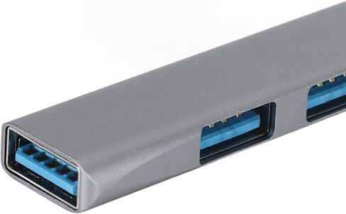 7 in 1 USB Hub Adapter | 1xUSB 3.0 (5Gbps) & 6xUSB 2.0 Ports, Aluminum Alloy Compact Design for PC Laptop (Plug & Play) in Kuwait