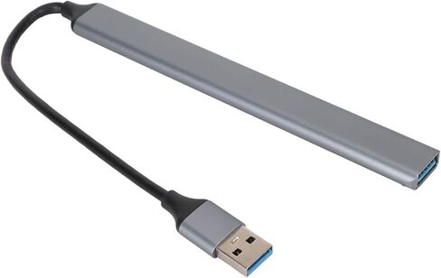 7 in 1 USB Hub Adapter | 1xUSB 3.0 (5Gbps) & 6xUSB 2.0 Ports, Aluminum Alloy Compact Design for PC Laptop (Plug & Play) in Kuwait