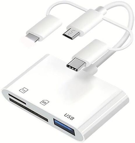 محول قارئ بطاقات الهاتف المحمول ستة في واحد، موسع USB متعدد الوظائف، محطة إرساء بطاقة الذاكرة TF SD، محور USB in Kuwait