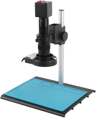 ZTBH Microscope Accessories Kit 1080P HDMI 180X Set HDMI VGA USB Digital Video Monocular Microscope Camera 180X C-Mount Soldering Phone Repair Tools Microscope Slides in Kuwait