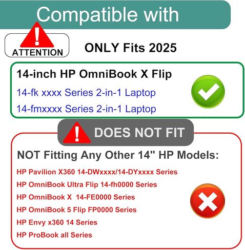 KEANBOLL 3 Pack Anti Blue Light Glare (Matte) Screen Protector for 2025 HP OmniBook X Flip 14" 2-in-1 Touchscreen Laptop (14-fm0047nr 14t-fm000 14-fk0047nr 14z-fk000) in Kuwait