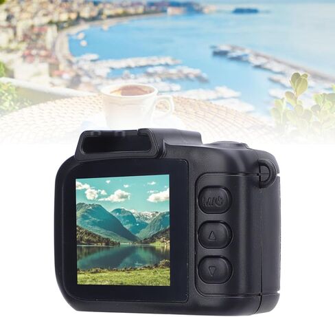 Vintage Miniature Camera, Small Thumb Sized Camera with 1.3 Inch Display Screen, 1080P HD Video Recording for Campus Student Vlog Travel and Outdoor Adventures in Kuwait