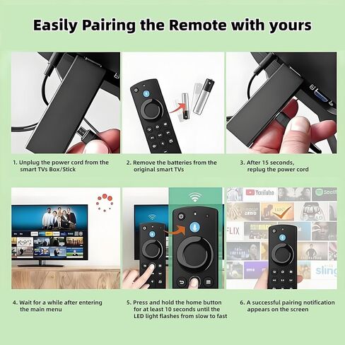 بديل لجهاز التحكم عن بعد Fire TV Stick، جهاز تحكم عن بعد عالمي لعنصر Insignia Pioneer Toshiba Amazon Fire Stick Series TV Cube (4K Plus Max) للتلفزيون الذكي، جهاز تحكم عن بعد مع التحكم الصوتي (الجيل الأول/الثاني/الثالث) in Kuwait
