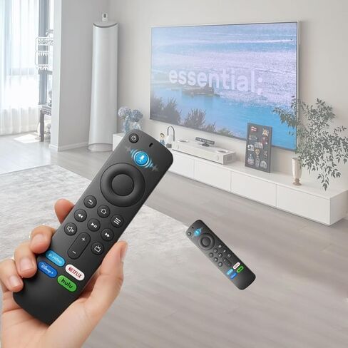 بديل لجهاز التحكم عن بعد Fire TV Stick، جهاز تحكم عن بعد عالمي لعنصر Insignia Pioneer Toshiba Amazon Fire Stick Series TV Cube (4K Plus Max) للتلفزيون الذكي، جهاز تحكم عن بعد مع التحكم الصوتي (الجيل الأول/الثاني/الثالث) in Kuwait