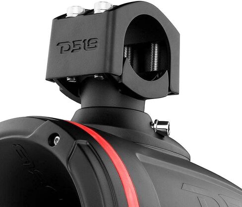 DS18 Hydro NXL-XDT/BK مكبر صوت برجي للسائق مقاس 1.75 بوصة مع مصابيح LED RGB مدمجة، مقاوم للماء، مستقر للأشعة فوق البنفسجية، 900 واط، 4 أوم - لجميع عناصر السيارات، ATVs، UVTs (تباع كمفردة) in Kuwait